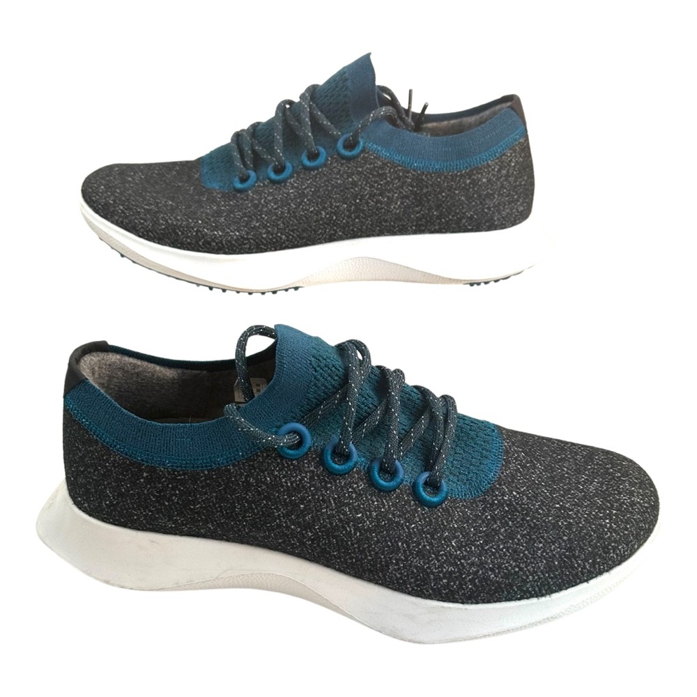 AllBirds Men's Wool Dasher Mizzles Denali Light Blue Sole Sneakers Shoes Size:13